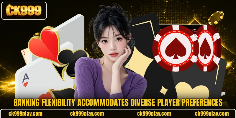 Banking flexibility accommodates diverse player preferences