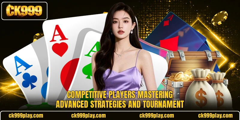 Competitive players mastering advanced strategies and tournament