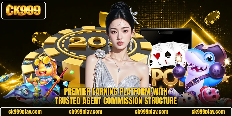 Premier earning platform with trusted agent commission structure