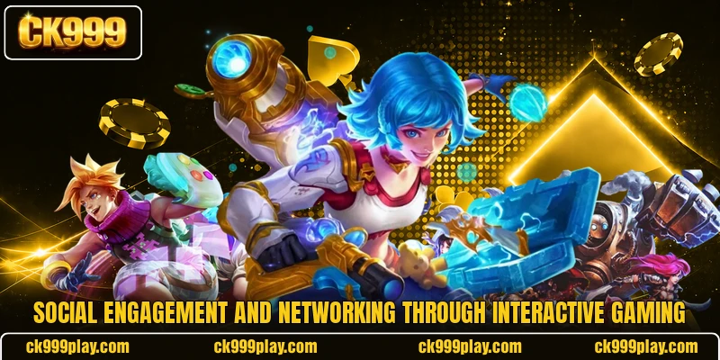 Social engagement and networking through interactive gaming
